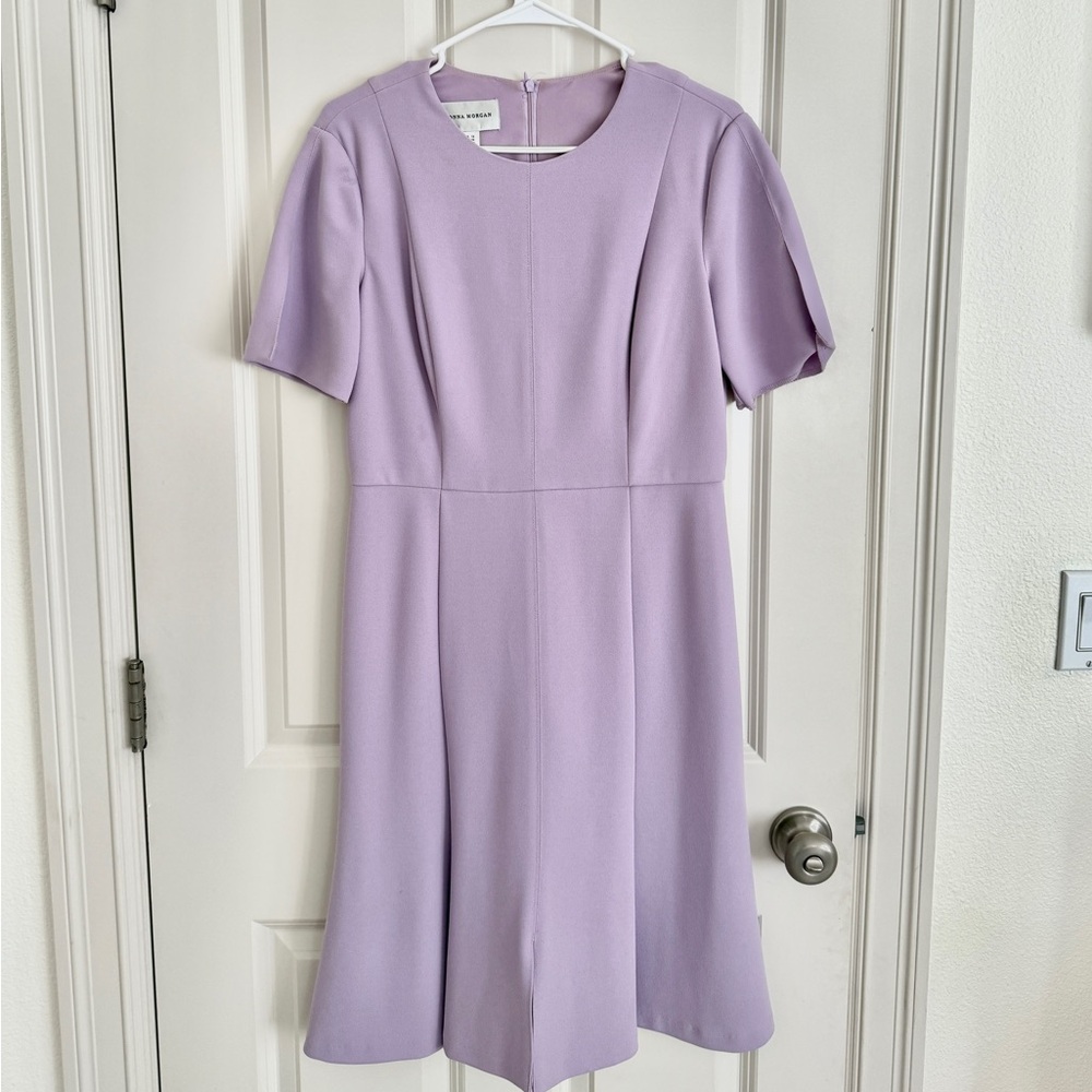 Donna Morgan Lavender size 10 midi dress